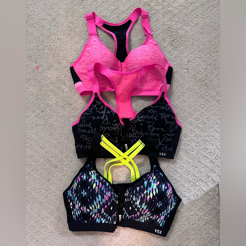 3 Victorias Secret Sports Bras